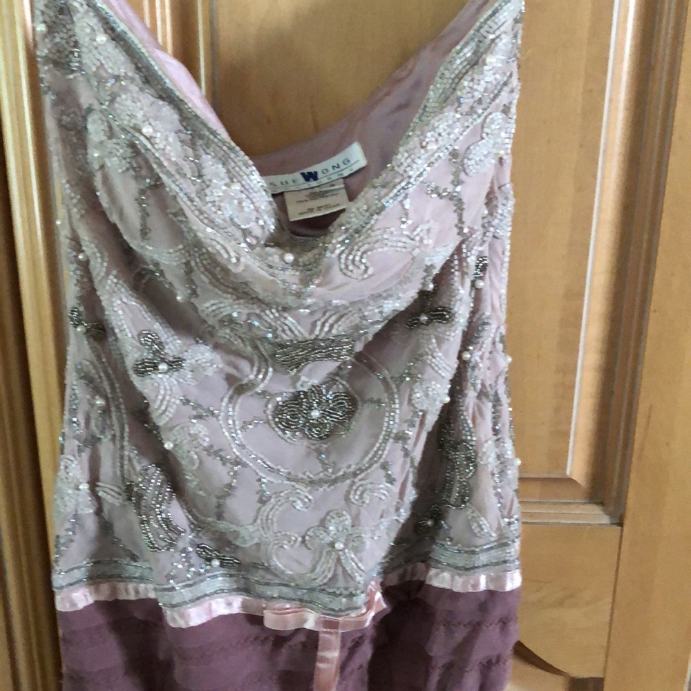 Sue wong strapless beaded dress - Picture 2 of 4